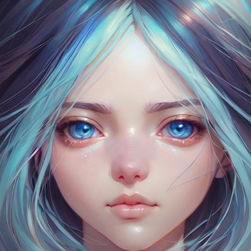 Prompt: Closeup face portrait of a {person}, smooth soft skin, big dreamy eyes, beautiful intricate colored hair, symmetrical, anime wide eyes, soft lighting, detailed face, by makoto shinkai, stanley artgerm lau, wlop, rossdraws, concept art, digital painting, looking into camera