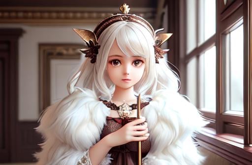 Prompt: cute femenine woman pixie , highly detailed, fluffy, intricate details, beautiful big eyes, maximum cuteness, lovely, adorable, beautiful, flawless, masterpiece, soft dramatic moody lighting, radiant love aura, ultra high quality octane render, hypermaximalist.