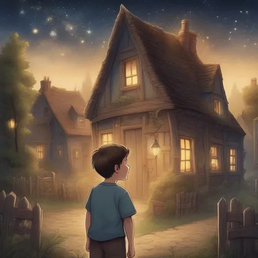 Prompt:  In a quaint village, lived a young boy named Alex. Alex was just like any other kid his age, but he had an insatiable curiosity about the stars and the mysteries of the universe.