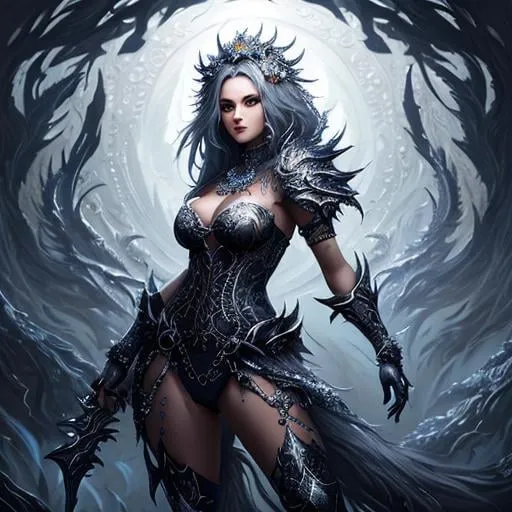 Prompt: Splash art, a female werwolf head full body, front, ((white background)), wearing body accessories, epic Instagram, artstation, splash style of dark fractal paint, contour, hyperdetailed intricately detailed , unreal engine, fantastical, intricate detail, splash screen, complementary colors, fantasy concept art, 8k resolution, deviantart masterpiece, oil painting, heavy strokes, paint dripping, splash arts, ultra details
