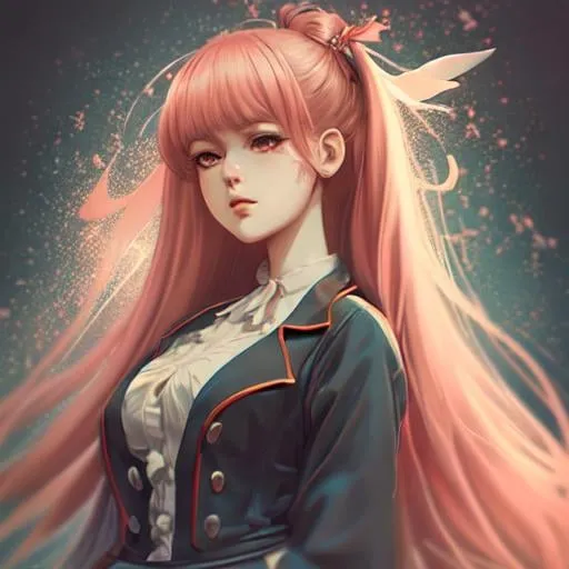 Prompt: anime character, background digital painting, digital illustration, extreme detail, digital art, ultra hd, vintage photography, beautiful, aesthetic, style, hd photography, hyperrealism, extreme long shot, telephoto lens, motion blur, wide angle lens, sweet blissful  girl, amazing quality, beautiful