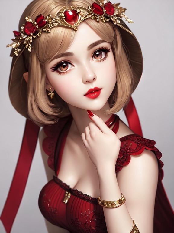 Prompt: Full-body detailed masterpiece, cute femenine woman pixie, red gloss beautiful lips, oval face,  high-res, quality upscaled image, perfect composition, highly detailed, intricate details, beautiful big eyes, maximum cuteness, lovely, adorable, beautiful, flawless, masterpiece, soft dramatic moody lighting, ultra high quality octane, hypermaximalist.