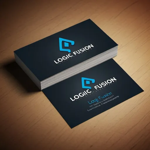 Prompt: Create a logo that I can use on a business card  for an IT company called "Logic Fusion"