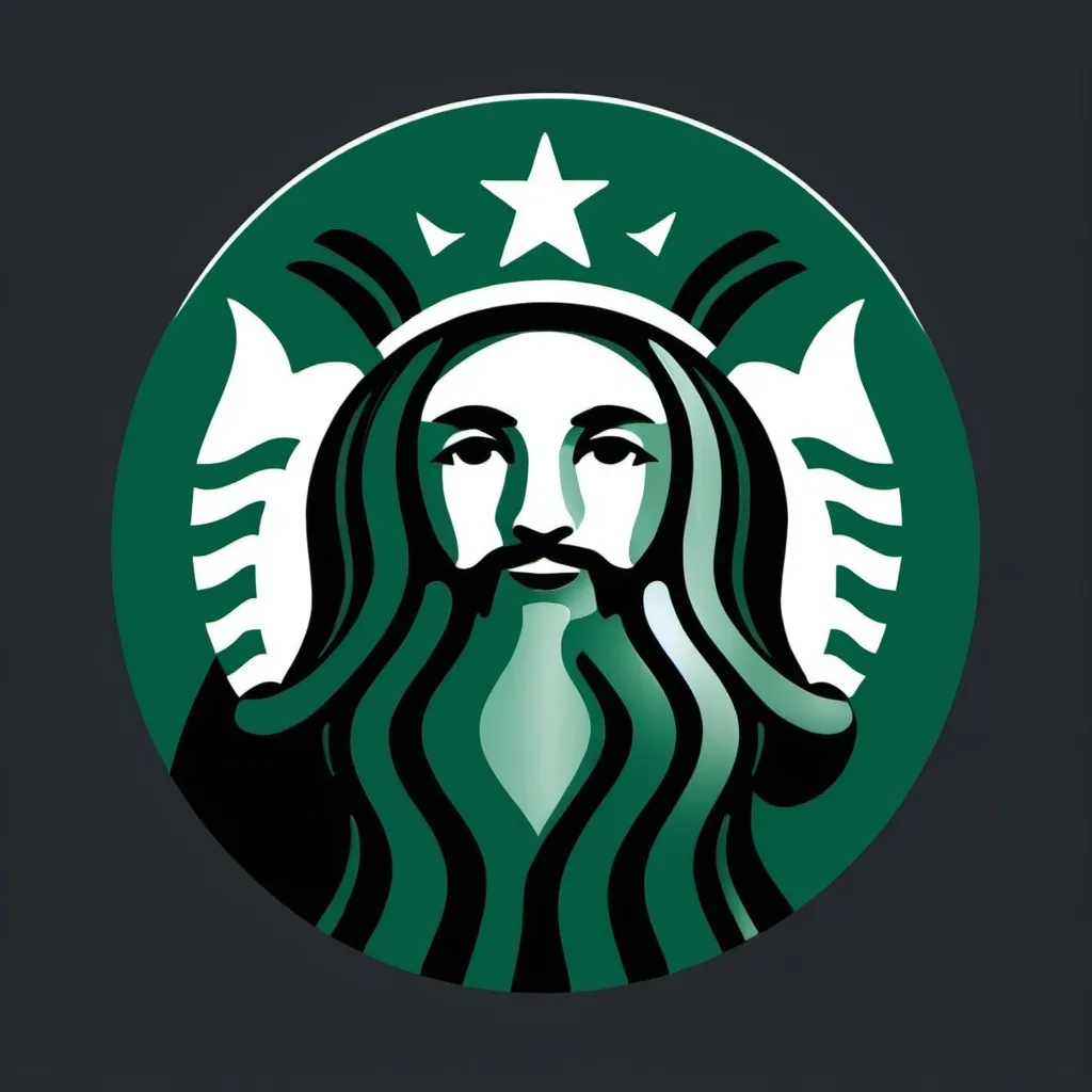 Prompt: Generate a starbucks style logo, showing a man wearing turban, with tag line: Software Engineer
