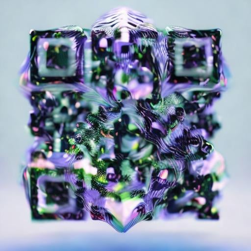 Prompt:  liquid drops on  a cymatic 3D icosahedron 