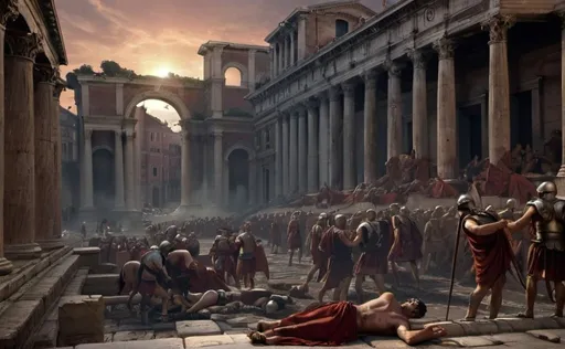 Prompt: The Fall of Rome
