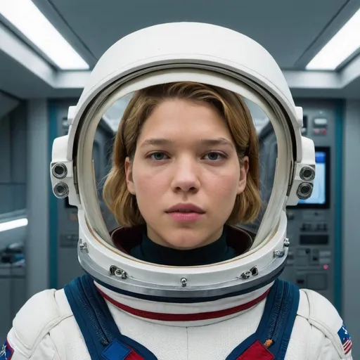 Prompt: Léa Seydoux As consmonaut