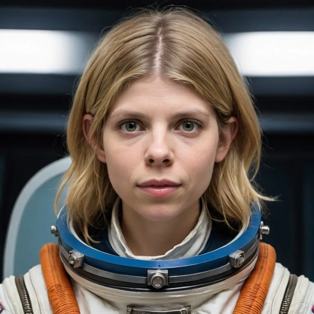 Prompt: Clémence Poésy As consmonaut