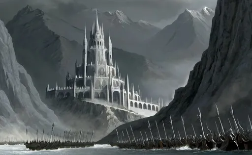 Prompt: The Fall of Gondolin