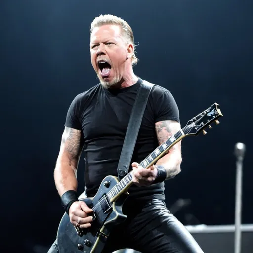 Prompt: James hetfield from the band Metallica 