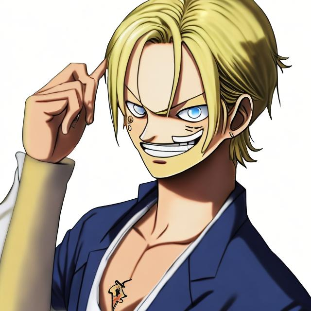 Prompt: e.g. Sanji from one piece
