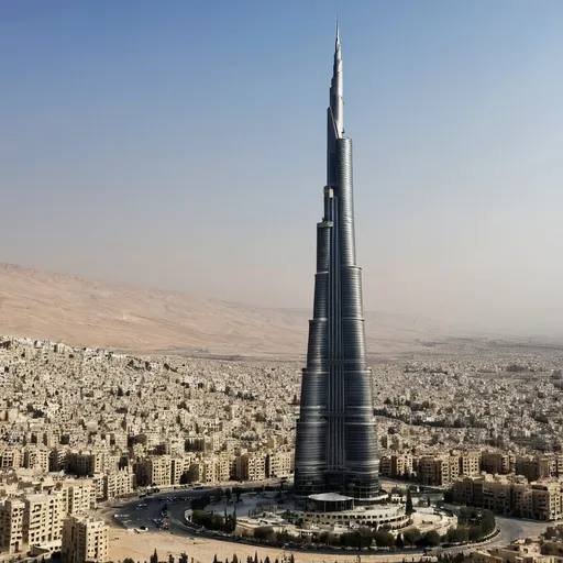 Prompt: Burj Khalifa in Damascus