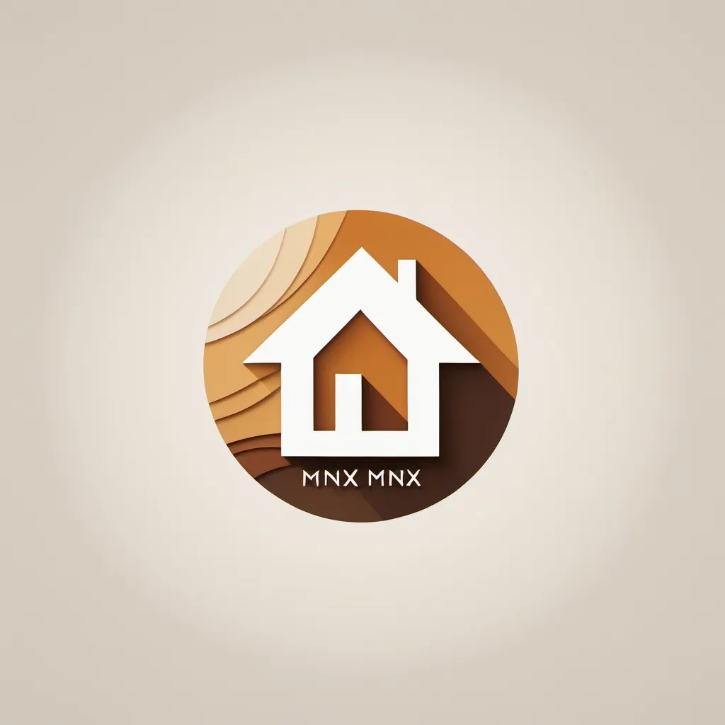 Prompt: (accurately spelled text "MNX"), logo design, (house image), modern, professional, sleek, minimalist, clean lines, warm earthy tones (color #ad9271), crisp white text, high quality, eye-catching, 1960x469px resolution, abstract elements, representing stability and construction, inviting ambiance, dynamic and memorable composition
The text 'MNX' should be on the right of the image - the image should be with color #ad9271 and the background of the logo should be transparent.