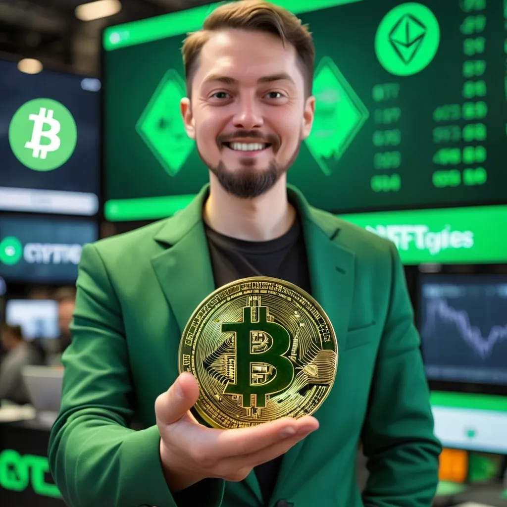 Prompt: Crypto Market Green = NFT Market Green