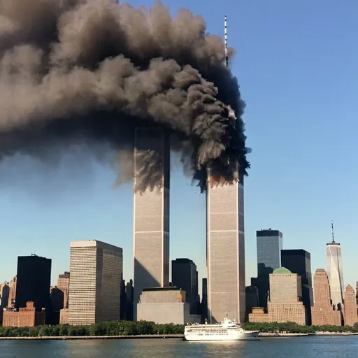 Prompt: 9/11 newyourkport
