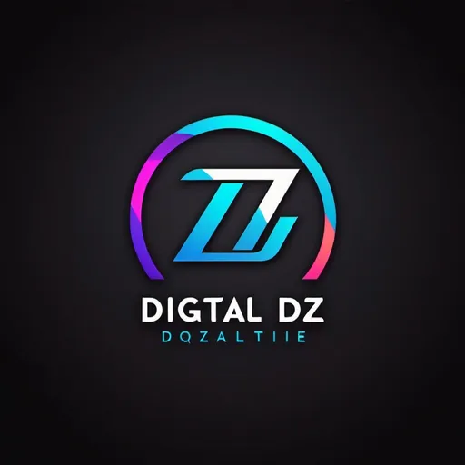 Prompt: (logo design) stunning and modern logo for "DIGITAL DZ", sleek typography, vibrant color palette, incorporating digital elements, professional and dynamic look, appealing to online shoppers, clean lines, crisp details, reflecting contemporary digital services, perfect for an online sales platform, eye-catching and memorable design, high-quality presentation.