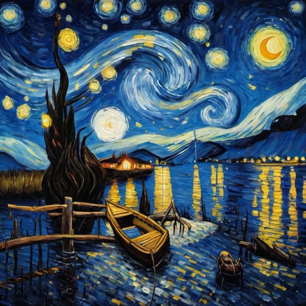 Prompt: starry night