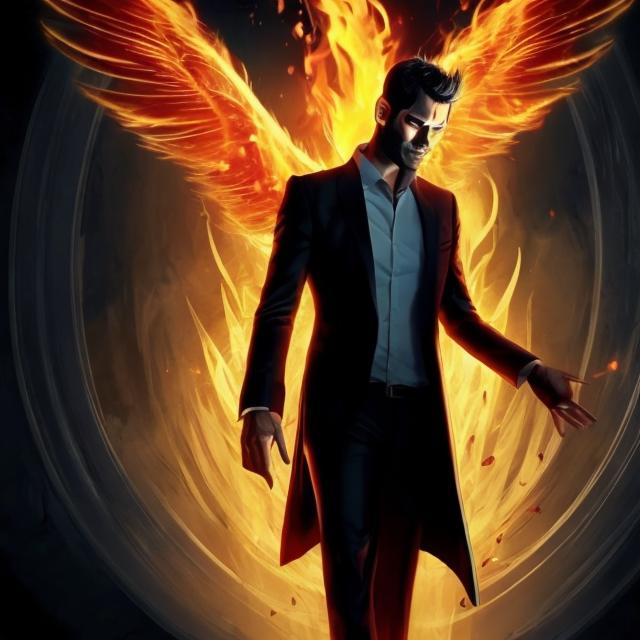 Prompt: lucifer serie caracter
