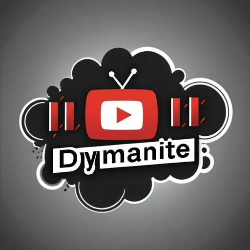 Prompt: make a image of logo of youtube channel name dynamite insaan op