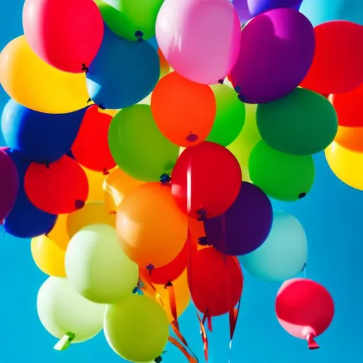 Prompt: colorful Balloons