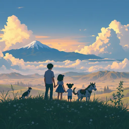 Prompt: 2d studio ghibli anime style, anime scene best pose