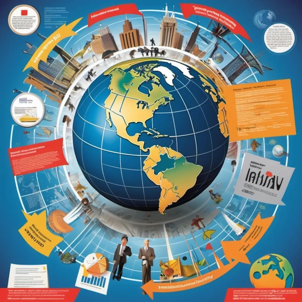 Prompt: informational globalization today poster