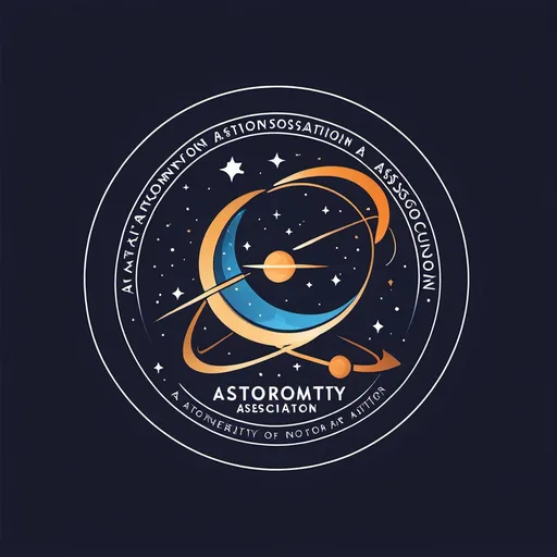 Prompt: logo for astronomy association