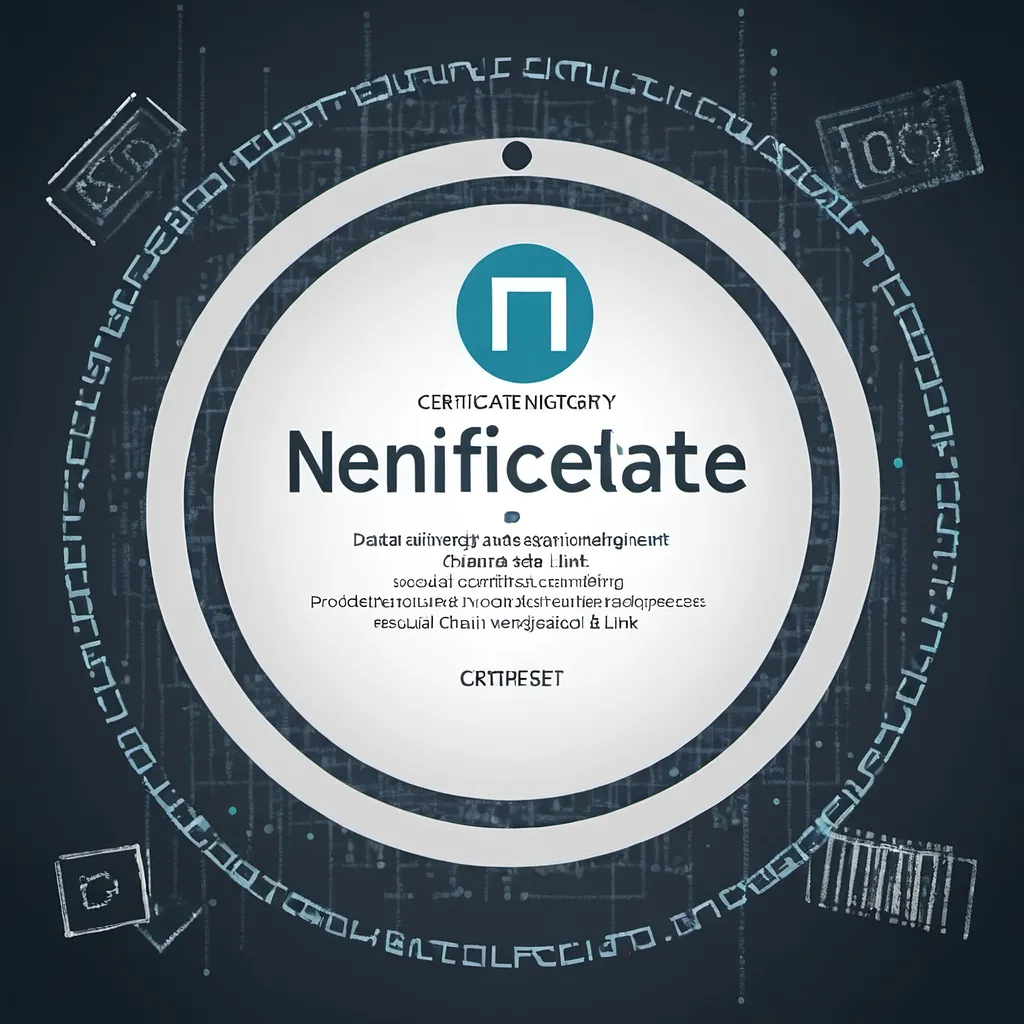 Prompt: Certificates
Certificates are the backbone of the system, designed as isolated and independent units.

Product Certificates
Certificates are compact and secure, displaying only essential data to safeguard against unauthorized access.

Chain Verification
Each link in the certificate chain can be verified independently, maintaining data integrity without exposing the entire dataset.

Chain Verification
Each link in the certificate chain can be verified independently, maintaining data integrity without exposing the entire dataset.