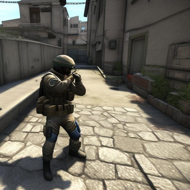 Prompt: character with Counter-Strike