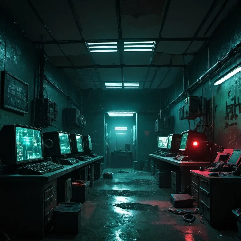 Prompt: Cyberpunk Asylum