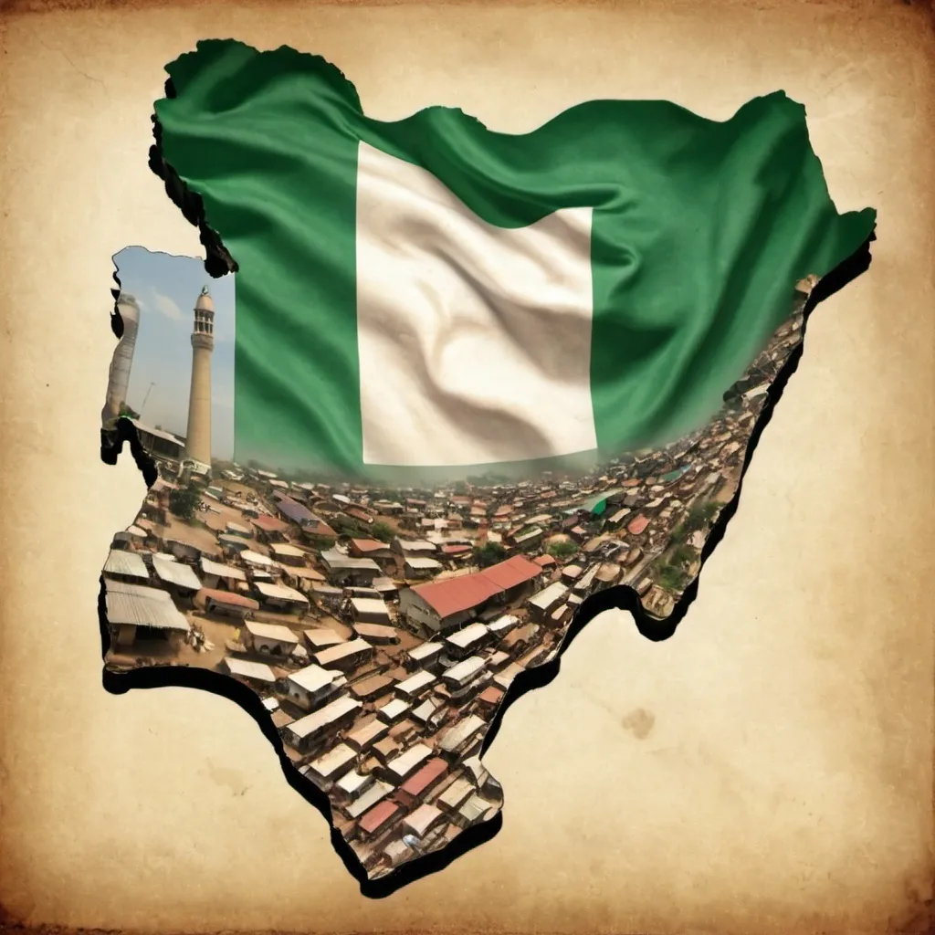 Prompt: an image depicting Nigeria in its old glory 