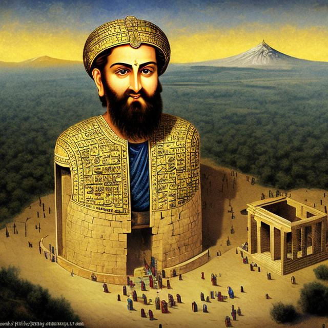 Prompt: A picture of Cyrus the Great