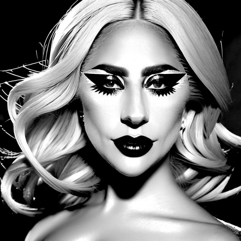 Prompt: ultra beautiful realistic and lifelike portrait of Lady Gaga