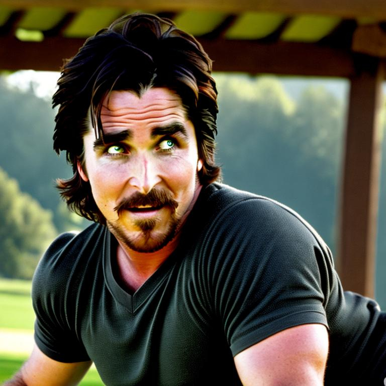 Prompt: ultra beautiful realistic and lifelike portrait of Christian Bale 