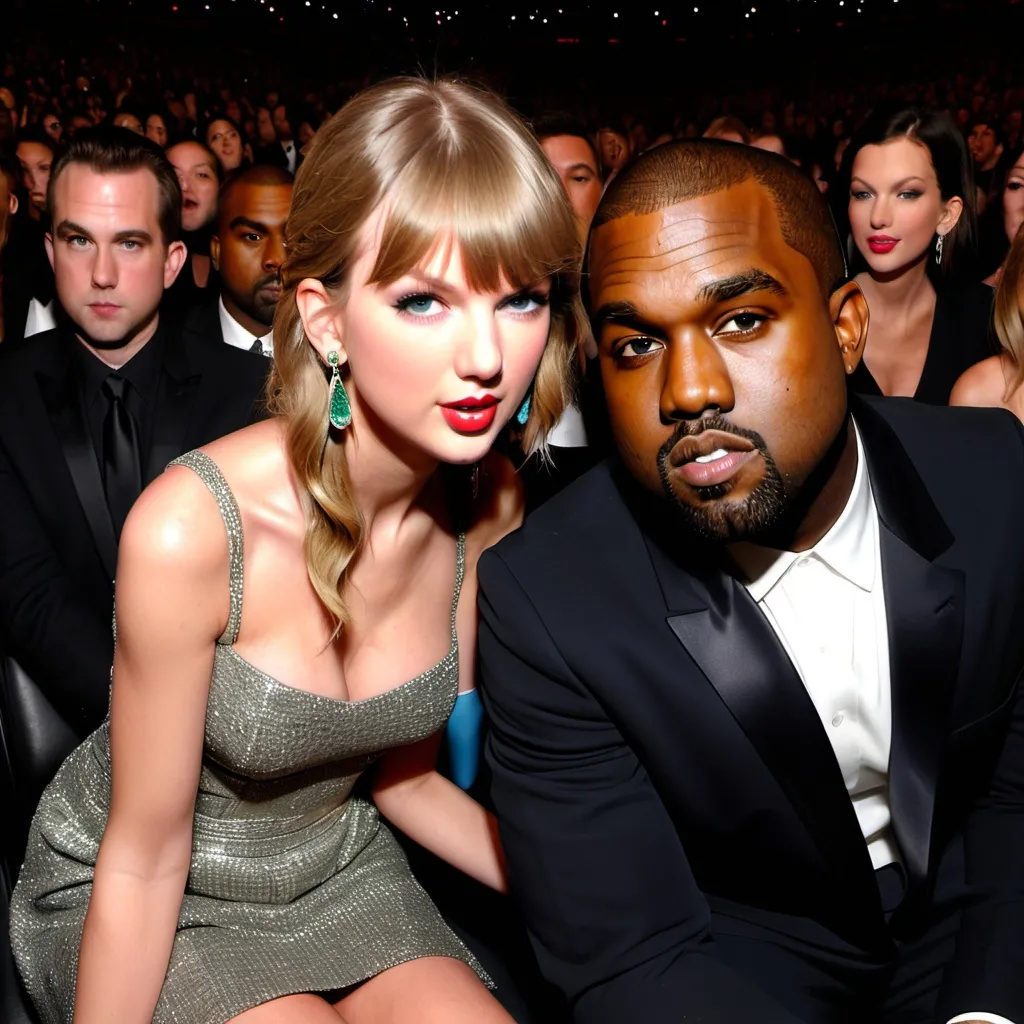 Prompt: Taylor Swift and Kanye West Being best friends