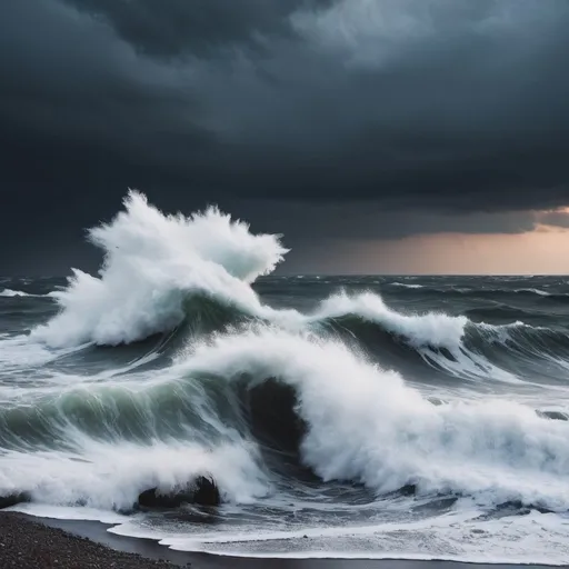 Prompt: storm
wind
waves
sea
seascape
atmosphere
atmospheric
winter
coast