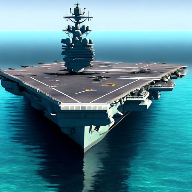 Prompt: Underwater aircraft carrier