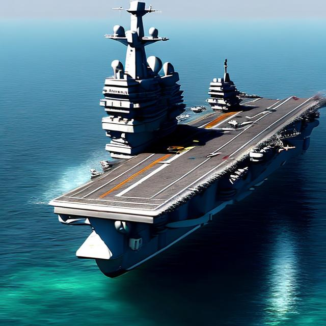 Prompt: Underwater aircraft Carrier