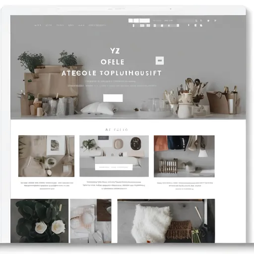 Prompt: a beautiful website for a home organization company--stylize 500

