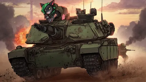 Prompt: @mAvgi90G2Twzf3LnbkQl on a m1a2 abrams 