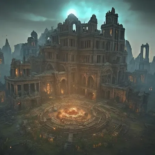 Prompt: Title: "Lost Legacy: The Eternal Curse"

Plot:

In a decaying, dark world known as "Caeloria," where once glorious kingdoms and civilizations reigned, now lies in ruins. The sun is obscured, the air is filled with toxic mists, and the population consists mainly of countless monsters and corrupted souls suffering under an eternal curse.

The story follows a lone hero named "Theron," burdened by a mysterious twist of fate that compels him to gather the souls of the damned to survive. His quest for redemption begins when he stumbles upon an ancient prophecy that speaks of the only way to save Caeloria: to restore the four lost artifacts of the gods.

Theron, aided by a motley group of companions, embarks on a perilous journey through dark forests, cursed dungeons, and forsaken castles. Along the way, he unravels ancient secrets and confronts legendary, terrifying creatures and foes who seek to thwart his desire for redemption.

But as Theron struggles to break his curse, he discovers that the line between good and evil in Caeloria is thin, and his quest for redemption carries dark consequences. He must ultimately decide whether he will save the world or be consumed by the shadows.

This dark fantasy tale highlights elements of mystery, betrayal, adventure, and existential struggles, offering ample room for breathtaking visuals and epic battles, making it suitable for a captivating manhwa.