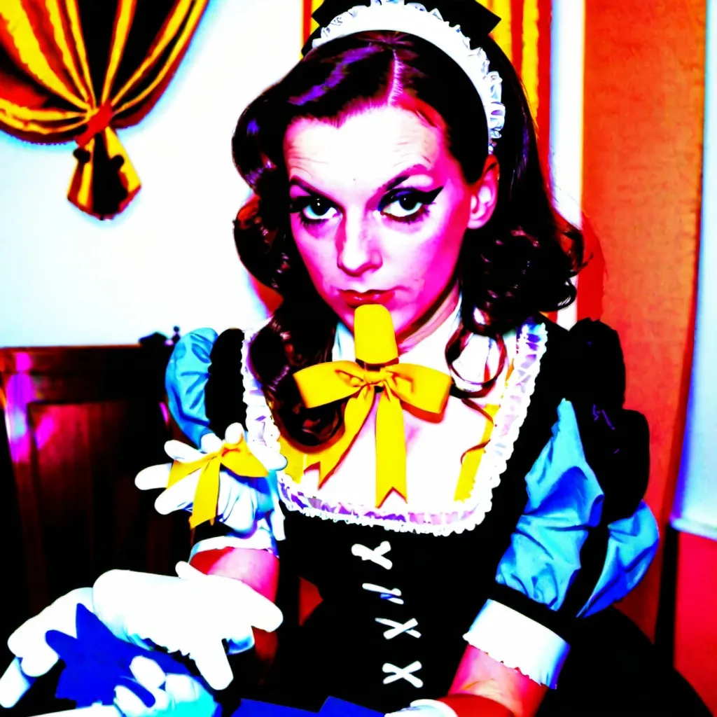 Prompt: Sissymaid in white gloves