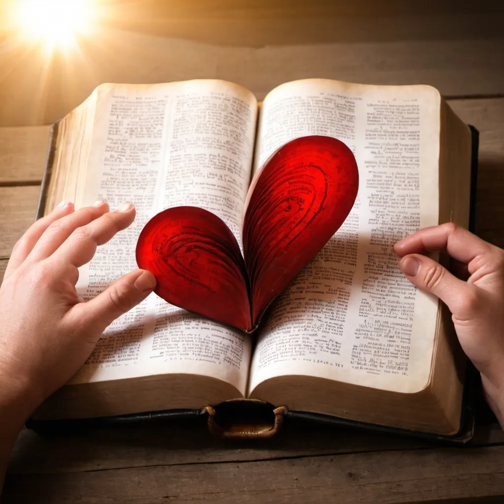 Prompt: Heart renewed through the bible