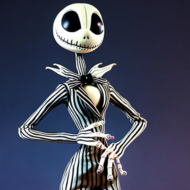 Prompt: bjd nightmare before christmas