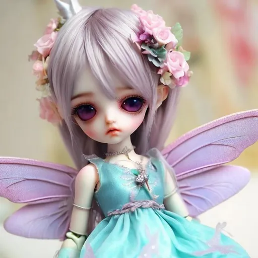 Prompt: fairy cute bjd