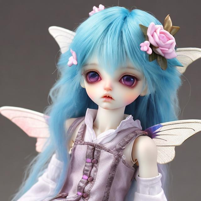 Prompt: fairy cute bjd