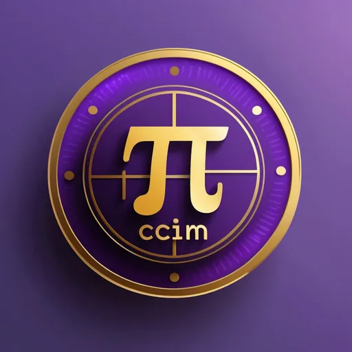 Prompt: "A luxurious and modern banner for Pi Coin sale with purple and gold colors, featuring the official Pi Network logo prominently, and a sleek smartphone in the center. Add glowing blockchain elements in the background. Text should read 'Pi Coin Sale' in an elegant font."