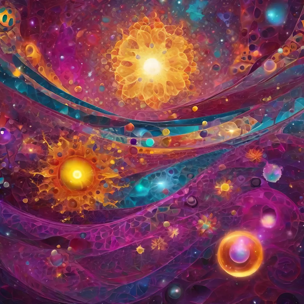 Prompt: The Sun. Style of Klimt. Universe with quasars, nebulas outerspace with stars and planets realistic on Breathtakingly detailed Image of a river on voronoi rainbow in the colors of magenta, turquoise, gold, purple and maroon in glowing heart.
beautiful fractal voronoi swirl dark chaotic vivid bold, in center transparent clover leaf, 3D, HD, [{one}({liquid metal plasma star with {orange yellow brown green red dark-blue maroon purple azure turqoise}plasma)[::2, expansive psychedelic julia fractal background.
