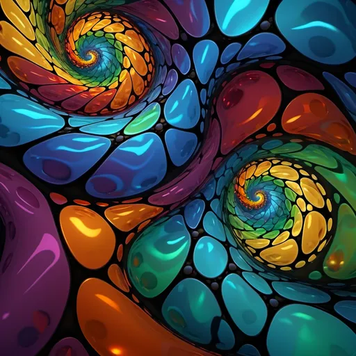 Prompt: beautiful river and sea and sky voronoi swirl dark chaos vivid bold, 3D, HD, [{one}({liquid metal plasma with {orange yellow brown green red dark-blue maroon purple}plasma)[::2, expansive psychedelic background --s99500 