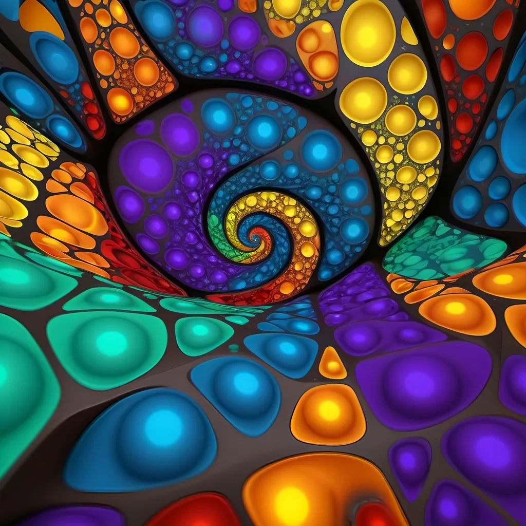 Prompt: beautiful voronoi swirl dark chaos vivid bold, 3D, HD, [{one}({liquid metal plasma with {orange yellow brown green red dark-blue maroon purple}plasma)[::2, expansive psychedelic background --s99500 